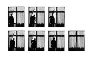 HREINN FRIÐFINNSSON Seven Times, 1979 seven black and white photographs each: 29,8 x 20,3 cm. Courtesy of i8 Gallery.